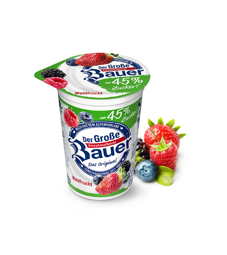 /assets/01_Milchprodukte/Joghurt-Trinkjoghurt/01-Der-Grosse-Bauer/Produktimage/Weniger-Zucker/bauer-natur-joghurt-trinkjoghurt-waldfrucht-weniger-zucker.jpg