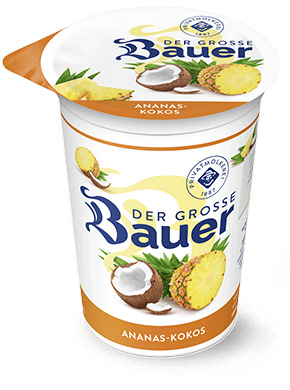 bauer natur joghurt trinkjoghurt 250g teaser ananas kokos v2