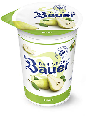 bauer natur joghurt trinkjoghurt 250g teaser birne v2