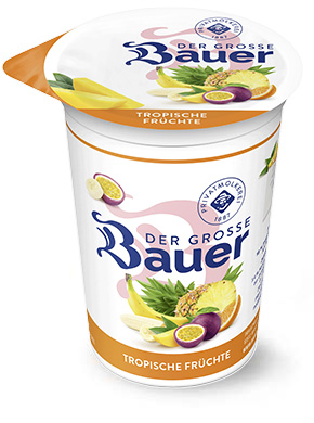 bauer natur joghurt trinkjoghurt 250g teaser tropische Fruechte v2