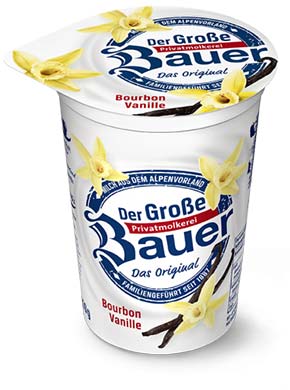 bauer natur joghurt trinkjoghurt vanille frucht