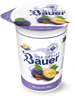 bauer natur joghurt trinkjoghurt 250g teaser pflaume zimt