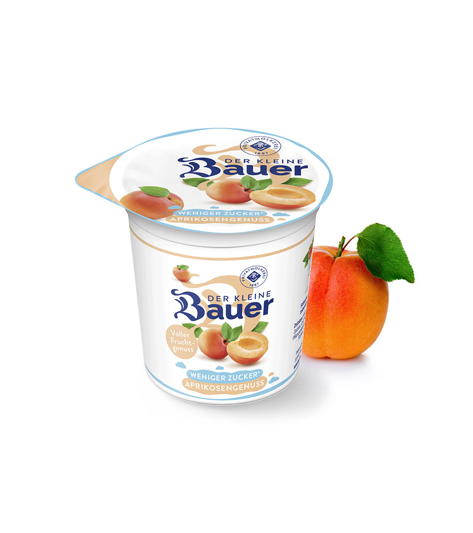 /assets/01_Milchprodukte/Joghurt-Trinkjoghurt/02-Der-Kleine-Bauer/Produktimage/150g/bauer-natur-joghurt-150g-aprikose-weniger-zucker.jpg