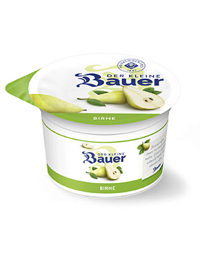 bauer natur joghurt trinkjoghurt birne