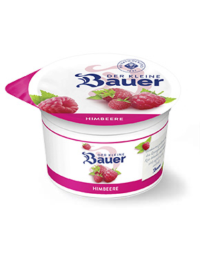 bauer natur joghurt trinkjoghurt himbeere