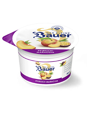 bauer natur joghurt trinkjoghurt pfirsich maracuja