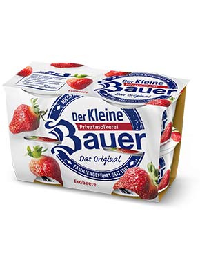 bauer natur joghurt trinkjoghurt erdbeere