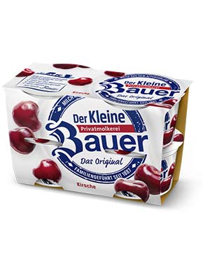 bauer natur joghurt trinkjoghurt kirsche