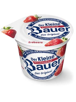 bauer natur joghurt trinkjoghurt erdbeere frucht