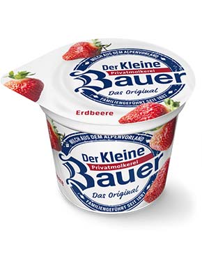 bauer natur joghurt trinkjoghurt erdbeere frucht