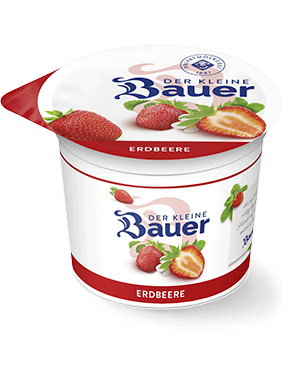 bauer natur joghurt trinkjoghurt erdbeere