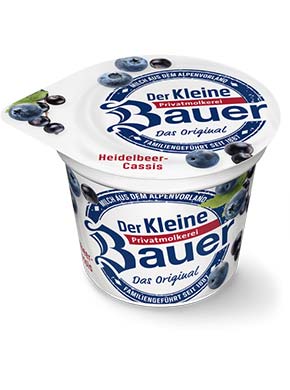 bauer natur joghurt trinkjoghurt heidelbeer cassis frucht
