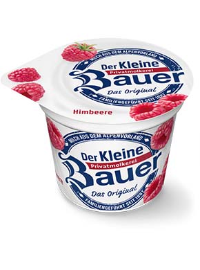 bauer natur joghurt trinkjoghurt himbeere frucht