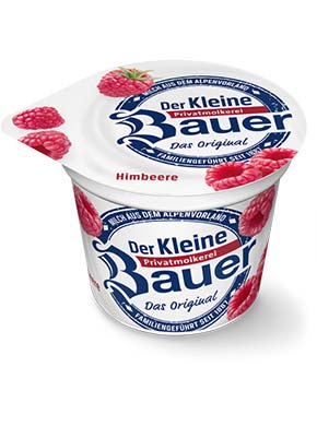 bauer natur joghurt trinkjoghurt himbeere frucht