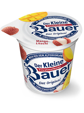 bauer natur joghurt 150g mango litschi teaser