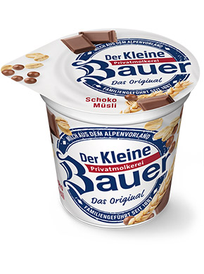 bauer natur joghurt 150g schoko muesli teaser