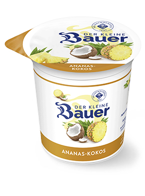 bauer natur joghurt 150g teaser ananas kokos