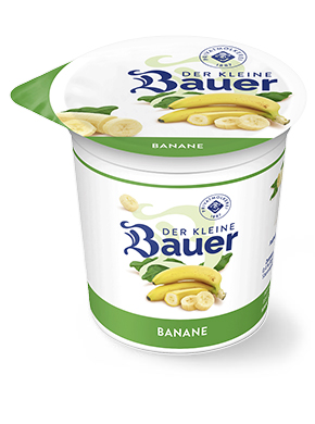 bauer natur joghurt 150g teaser banane