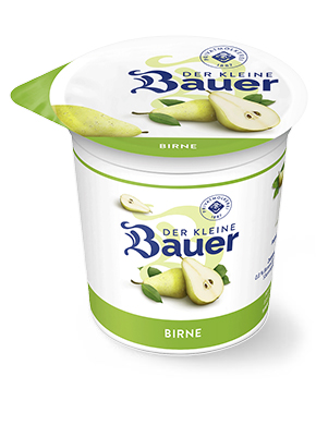 bauer natur joghurt 150g teaser birne