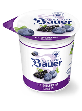 bauer natur joghurt 150g teaser heidelbeere cassis