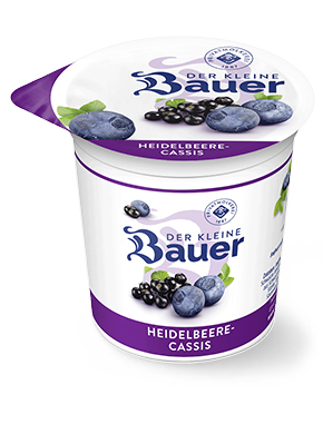 bauer natur joghurt 150g teaser heidelbeere cassis