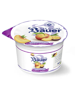 bauer natur joghurt trinkjoghurt LAKTOSEFREI pfirsich maracuja low