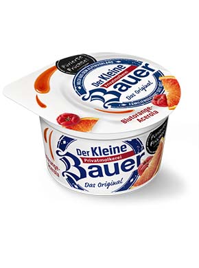 bauer natur joghurt trinkjoghurt blutorange acerola puerierte fruechte