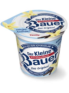bauer natur joghurt trinkjoghurt vanille weniger kalorien