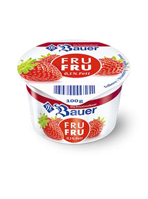 bauer natur joghurt trinkjoghurt erdbeere frufru fettarm
