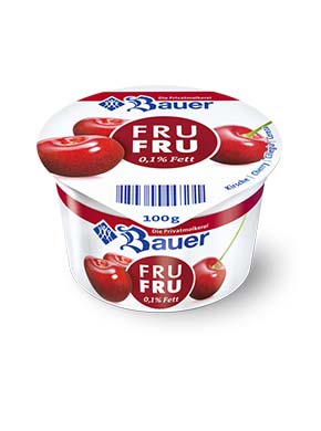 bauer natur joghurt trinkjoghurt kirsche frufru fettarm