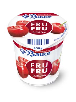 bauer natur joghurt trinkjoghurt kirsche frufru fettarm