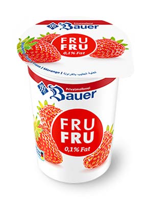 bauer natur joghurt trinkjoghurt erdbeere frufru fettarm 500g teaser