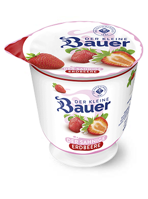 bauer natur joghurt 150g teaser erdbeere sahne
