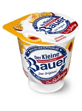 bauer natur joghurt trinkjoghurt pfirsich maracuja sahne