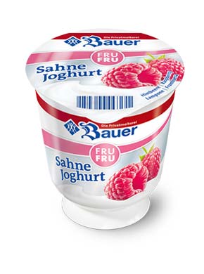 bauer natur joghurt trinkjoghurt himbeere frufru sahne v2
