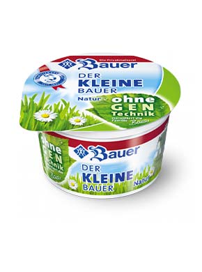 bauer natur joghurt trinkjoghurt ohne gen technik