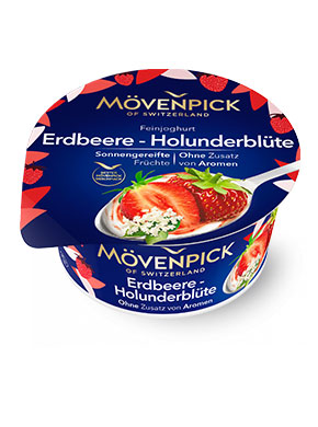 bauer natur unsere markenpartner moevenpick feinjoghurt erdbeere holunderbluete