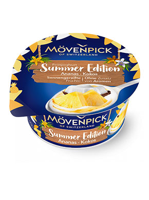 bauer natur unsere markenpartner moevenpick feinjoghurt summer edition ananas kokos