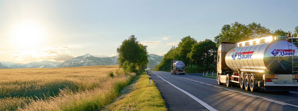 bauer natur joghurt footer truck