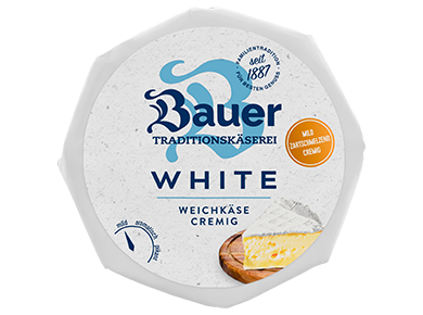 bauer weichkaese 150g natur weiss teaser