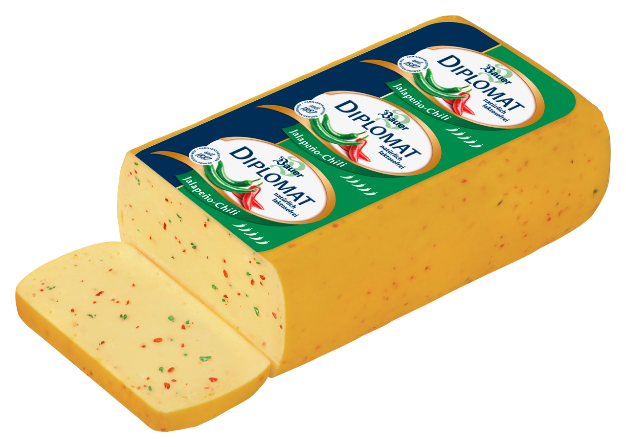 bauer natur kaese jalapeño chili diplomat produktteaser
