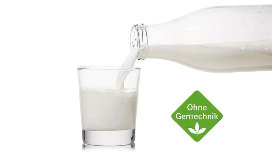 bauer natur qualitaetsgarantie unsere milch ohne gentechnik