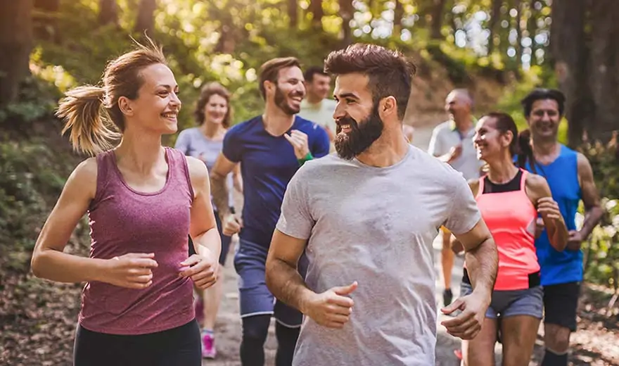 bauer natur was wir bieten joggen